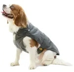 Fashion Dog Hundemantel Hundemantel mit Kunstpelz-Futter, Grau grau 30