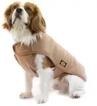 Fashion Dog Hundemantel Fleece-Hundemantel, Camel/Beige beige 47