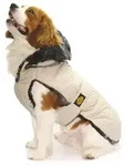 Fashion Dog Hundemantel Steppmantel f&uuml;r Hunde, Beige, 55 cm beige 55 cm