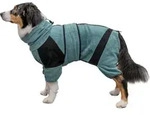 TRIXIE Hundemantel Bademantel und Hausoverall - petrol 380 L x 450 B x 60 H