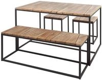 jankurtz Gartenlounge-Set Tischgruppe Alois aus massiver Robinie