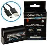 Patona Akku f&uuml;r Panasonic DMW-BLK22 mit USB-C Input Kamera-Akku Ersatzakku...