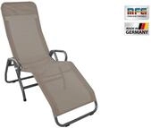 MFG Freizeitm&ouml;bel Gartenliege MFG B&auml;derliege "Pool 3", anthrazit/taupe, klappbar