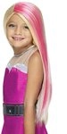 Metamorph Kost&uuml;m-Per&uuml;cke Barbie Glitzerper&uuml;cke f&uuml;r Kinder, Gl&auml;nzende