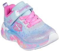 Lauflernschuh SKECHERS "ETERNAL HEART LIGHTS", M&auml;dchen, Gr. 21, bunt (hellblau,