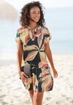 s.Oliver Blusenkleid mit Volant am Rock luftiges Tunikakleid, Sommerkleid,leichtes