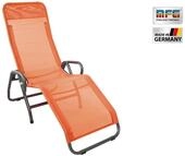 MFG Freizeitm&ouml;bel Gartenliege MFG B&auml;derliege "Pool 3", terrakotta, klappbar