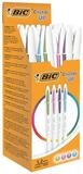 BIC Kugelschreiber Cristal Up Fun, (20-tlg), mit besonderen Schreibfarben