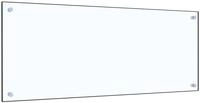 vidaXL K&uuml;chenr&uuml;ckwand, Spritzschutz K&uuml;che Transparent 100&times;40 cm Hartglas