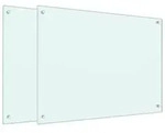 vidaXL K&uuml;chenr&uuml;ckwand 80 x 60 x 06 cm K&uuml;chenr&uuml;ckwand Spritzschutz 2 Stk...