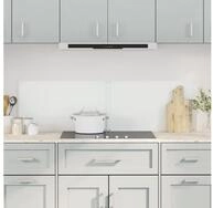vidaXL K&uuml;chenr&uuml;ckwand, K&uuml;chenr&uuml;ckw&auml;nde 2 Stk. Transparent 70x50 cm Hartglas