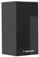 Vicco H&auml;ngeschrank R-Line, Schwarz Hochglanz/Anthrazit, 30 cm (1-St)
