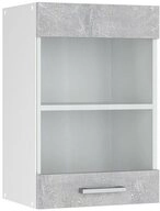 Vicco Glash&auml;ngeschrank R-Line, Beton/Wei&szlig;, 40 cm (1-St)