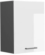 Vicco H&auml;ngeschrank R-Line, Wei&szlig; Hochglanz/Anthrazit, 45 cm (1-St)