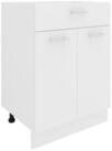 VCM Unterschrank Esilo U 2T1S 82x60x46cm (1-St) K&uuml;chenschrank, K&uuml;chenm&ouml;bel