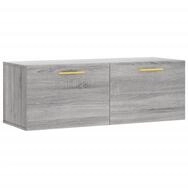 vidaXL H&auml;ngeschrank Wandschrank Grau Sonoma 100x36,5x35 cm Holzwerkstoff (1-St)