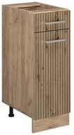Vicco Unterschrank R-Line, Artisan-Eiche/Goldkraft Eiche, 30 cm ohne...