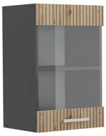 Vicco Glash&auml;ngeschrank R-Line, Artisan-Eiche/Anthrazit, 40 cm (1-St)