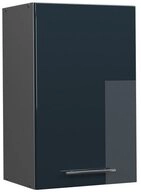 Vicco H&auml;ngeschrank Fame-Line, Dunkelblau Hochglanz/Anthrazit, 45 cm (1-St)