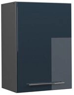 Vicco H&auml;ngeschrank Fame-Line, Dunkelblau Hochglanz/Anthrazit, 50 cm (1-St)