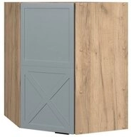Vicco Eckh&auml;ngeschrank Fame-Line, Hellblau-grau/Goldkraft Eiche, 57 cm (1-St)