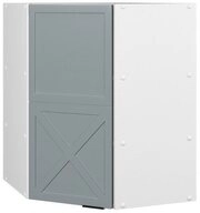 Vicco Eckh&auml;ngeschrank Fame-Line, Hellblau-grau/Wei&szlig;, 57 cm (1-St)