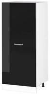 Vicco Hochschrank R-Line, Schwarz Hochglanz, 60 cm (1-St)