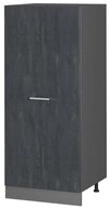 Vicco Hochschrank R-Line, Schwarz Beton, 60 cm (1-St)