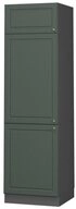 Vicco K&uuml;hlumbauschrank Fame-Line, Gr&uuml;n-Gold Landhaus/Anthrazit, 60 cm (1-St)