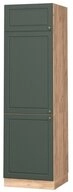 Vicco K&uuml;hlumbauschrank Fame-Line, Gr&uuml;n-Gold Landhaus/Goldkraft Eiche, 60 cm...