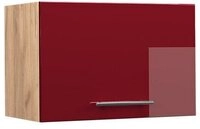 Vicco H&auml;ngeschrank Fame-Line, Bordeaux Hochglanz/Goldkraft Eiche, 60 cm Flach...