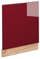 Vicco Frontblende Fame-Line, Bordeaux Hochglanz/Eiche, 60 cm ohne Arbeitsplatte...
