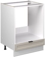 Vicco Herdumbauschrank Fame-Line, GrauBeige/Wei&szlig;, 60 cm ohne Arbeitsplatte...