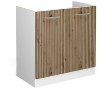 Vicco Unterschrank R-Line, Artisan-Eiche/Wei&szlig;, 80 cm ohne Arbeitsplatte (1-St)
