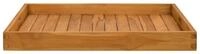 vidaXL Servierbrett, Serviertablett 70x70 cm Massivholz Teak