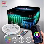 B.K.Licht Schrankleuchte Smart LED Strip 5M Fernbedienung - BKL1243, LED fest