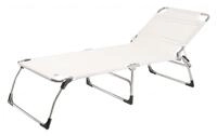 Fiam Gartenliege AMIGO BIG Wei&szlig; Sonnenliege Aluminium Dreibeinliege FIAM