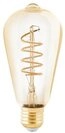 EGLO LED-Leuchtmittel Eglo LED Deko Leuchtmittel Edison ST64 E27 4W, Dimmbar