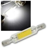 ChiliTec LED-Leuchtmittel R7s LED Leuchtstab 78mm Glas 360&deg; 460lm neutrawei&szlig;,