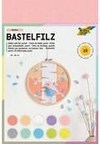 Folia Max Bringmann KG Bastelfilz folia Bastelfilz Pastell 20x30cm 10 Blatt