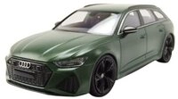 Minichamps Modellauto Audi RS 6 Avant Kombi 2019 matt gr&uuml;n, Ma&szlig;stab 1:43