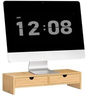 SoBuy Monitor-Halterung BBF02, Schreibtisch Organizer Bildschirmerh&ouml;hung...