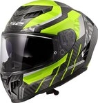 LS2 Motorradhelm FF807 Dragon Trax Carbon Helm, vorbereitet f&uuml;r