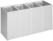 PROREGAL&reg; M&uuml;lleimer Robustes Abfall und Wertstoffsammelsystem 4-Fach&nbsp;40L