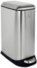 SVITA M&uuml;lleimer TS12, Treteimer, 12L, Softclose-Funktion, Edelstahl, Silber