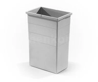 Hailo Einbaum&uuml;lleimer Inneneimer 1100709 hellgrau 29 Liter 350 x 226 x 485 mm 2