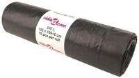 vidaXL M&uuml;llsack, M&uuml;lls&auml;cke mit Zugband 150 Stk. Schwarz 240 L