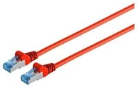 S-Conn Patchkabel cat6A S/FTP PIMF rot 0,25m LAN-Kabel