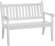 Blome Gartenbank Hohenzollern (1-St), 2-sitzer 115cm, wetterfester Kunststoff, wei&szlig;