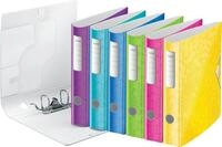 LEITZ Aktenordner Ordner Active Wow A4 60mm Polyfoam sortiert Packung mit 5 St&uuml;ck